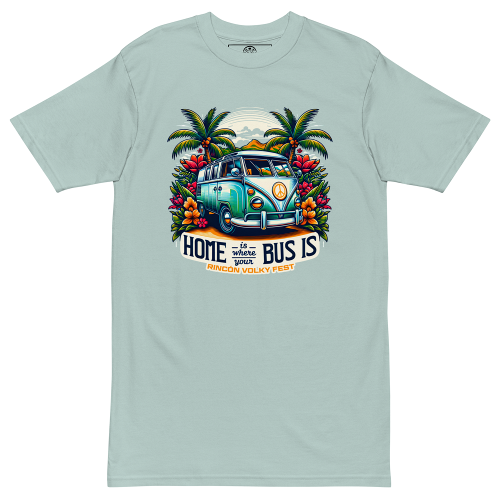 🏕🚌HOME IS WHERE YOUR BUS IS🏝 / Volky Men’s premium heavyweight tee
