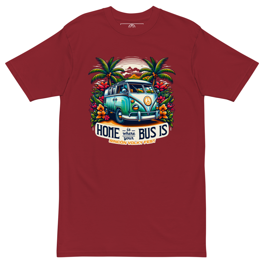 🏕🚌HOME IS WHERE YOUR BUS IS🏝 / Volky Men’s premium heavyweight tee