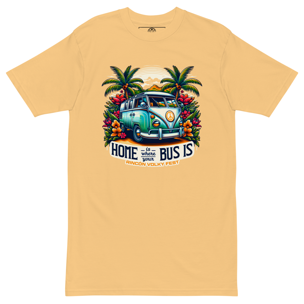 🏕🚌HOME IS WHERE YOUR BUS IS🏝 / Volky Men’s premium heavyweight tee