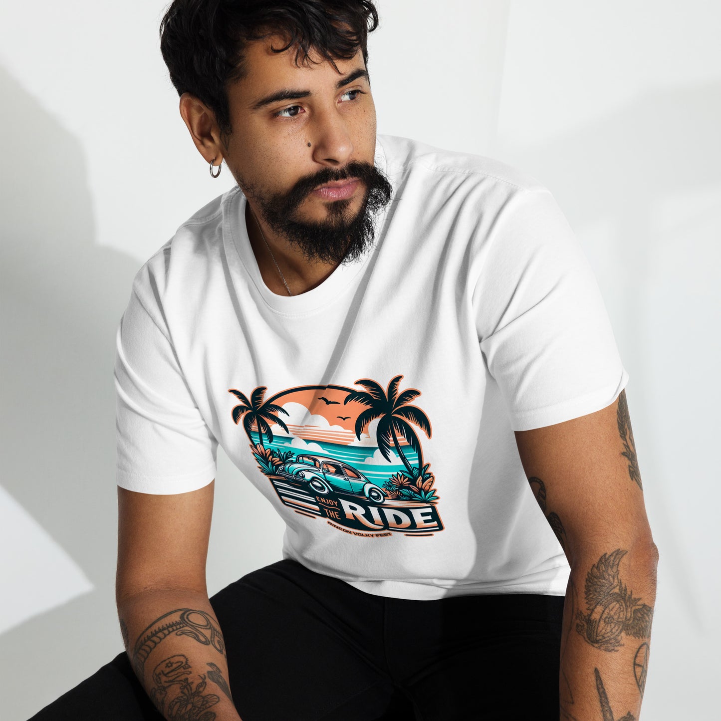 🏝ENJOY YOUR RIDE🚙 / Volky Men’s premium heavyweight tee