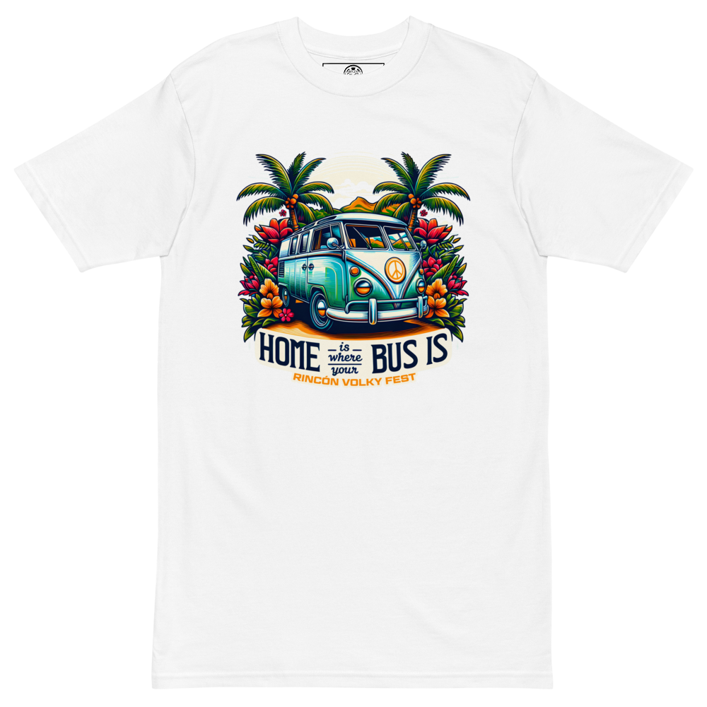 🏕🚌HOME IS WHERE YOUR BUS IS🏝 / Volky Men’s premium heavyweight tee
