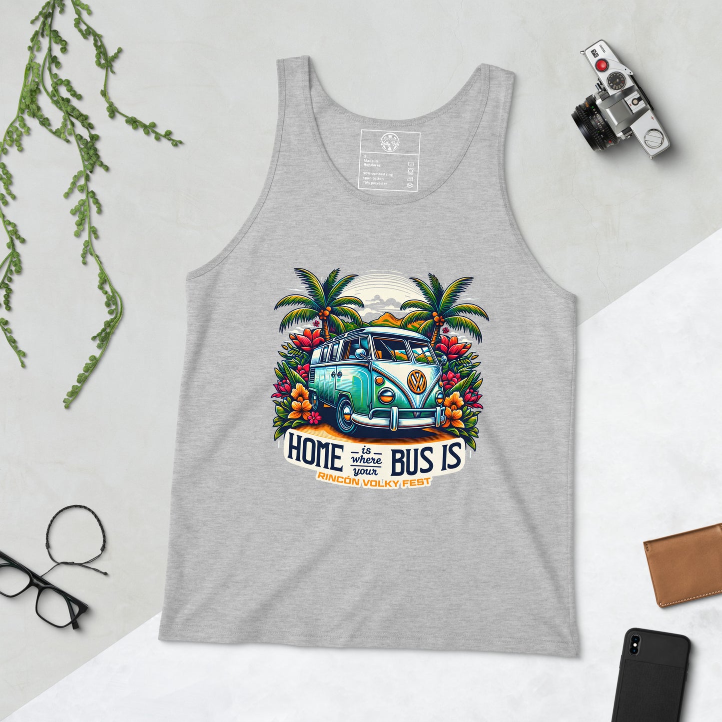 🏕🚌HOME IS WHERE YOUR BUS IS🏝 / Volky Men's Tank Top