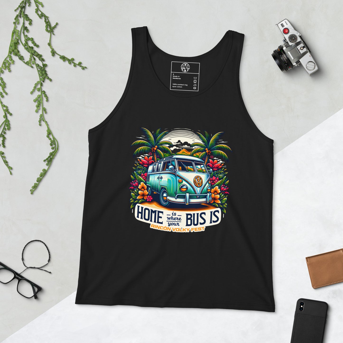🏕🚌HOME IS WHERE YOUR BUS IS🏝 / Volky Men's Tank Top