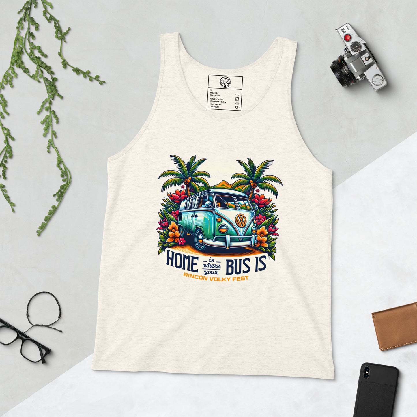 🏕🚌HOME IS WHERE YOUR BUS IS🏝 / Volky Men's Tank Top