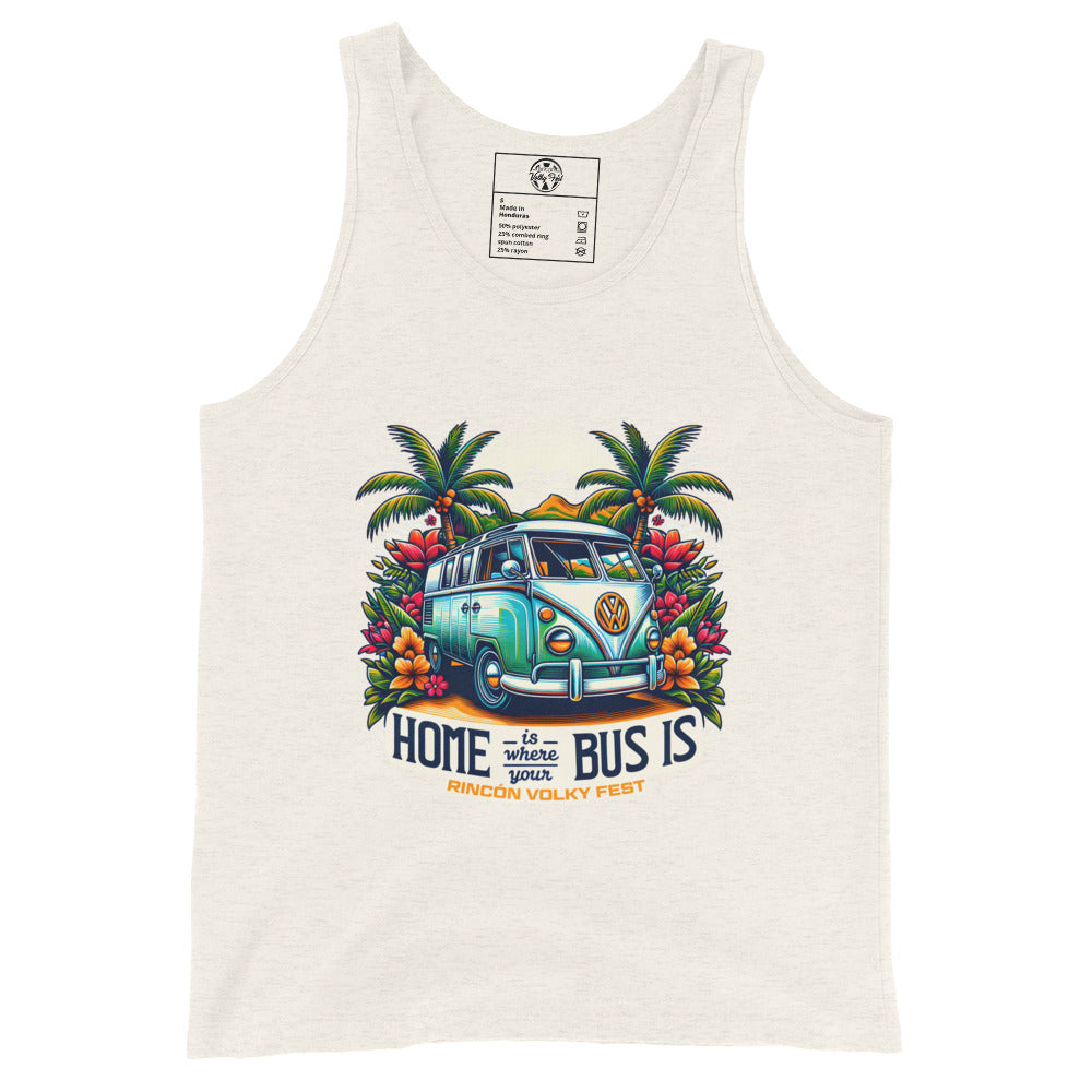 🏕🚌HOME IS WHERE YOUR BUS IS🏝 / Volky Men's Tank Top