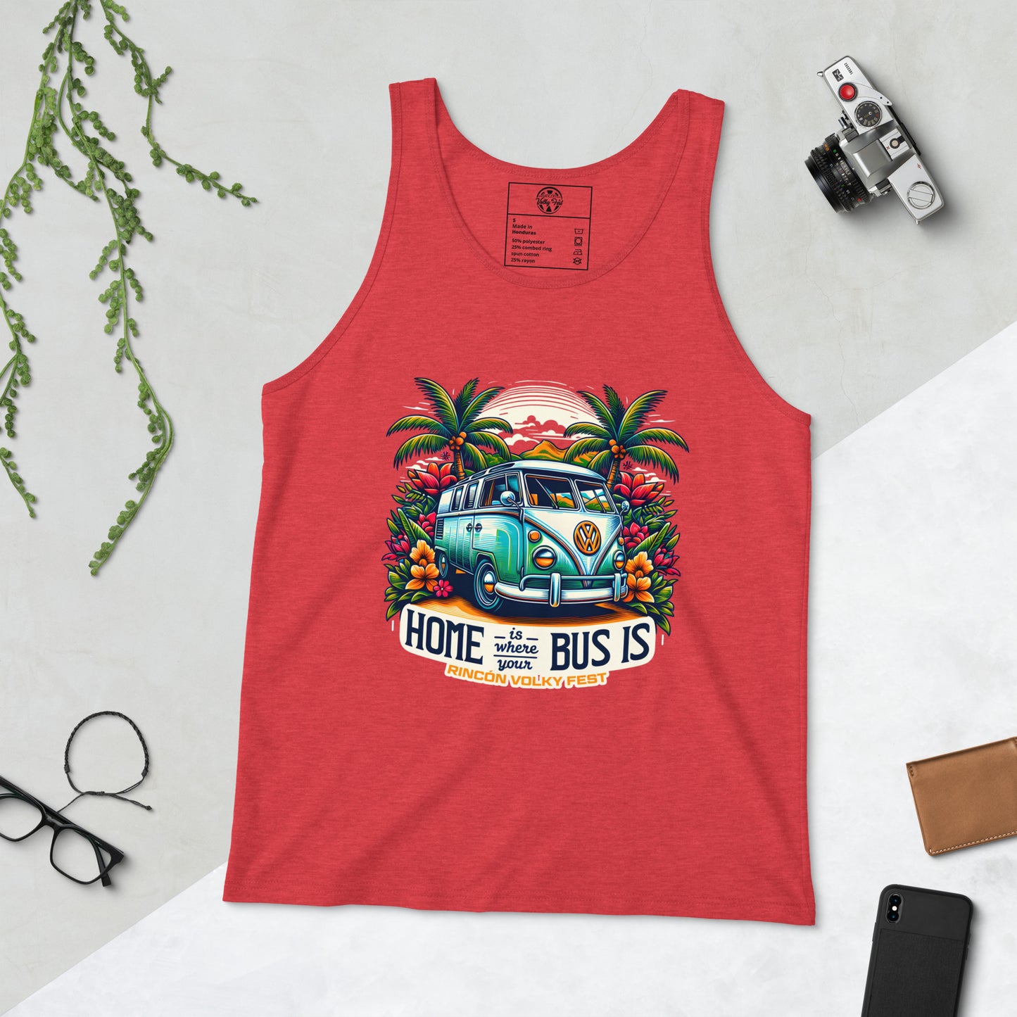 🏕🚌HOME IS WHERE YOUR BUS IS🏝 / Volky Men's Tank Top