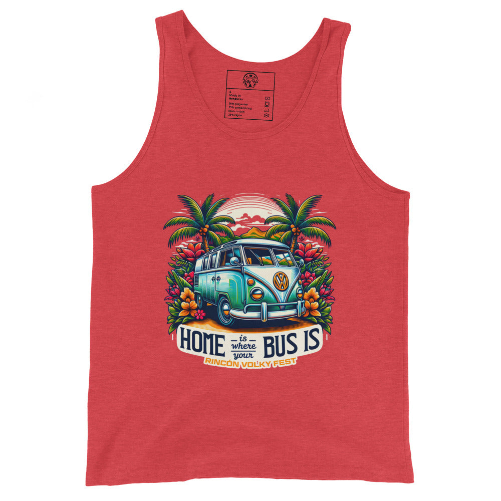 🏕🚌HOME IS WHERE YOUR BUS IS🏝 / Volky Men's Tank Top