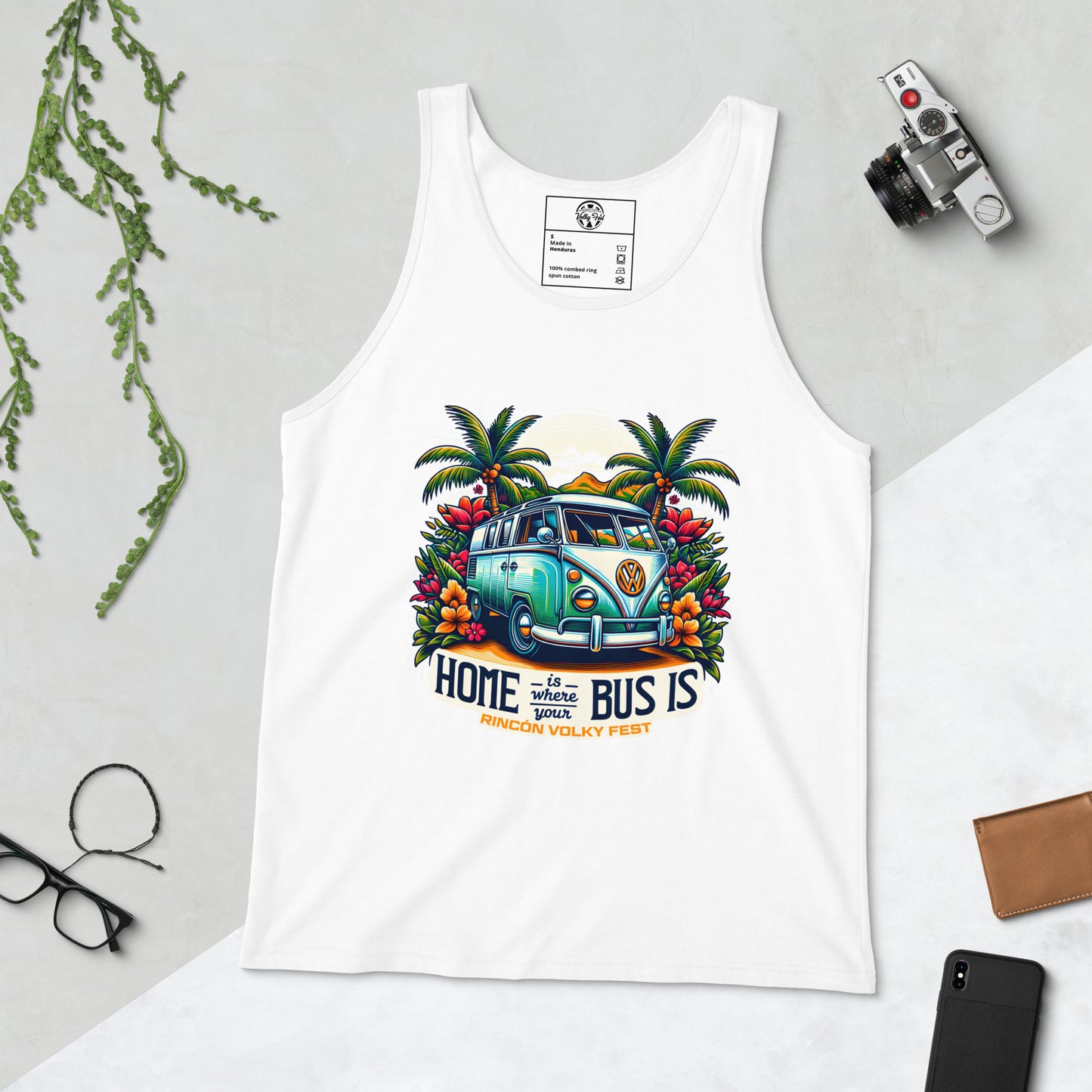 🏕🚌HOME IS WHERE YOUR BUS IS🏝 / Volky Men's Tank Top