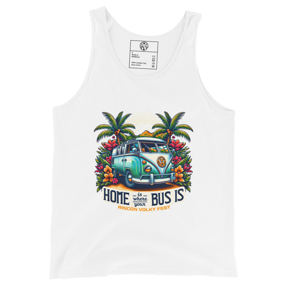 🏕🚌HOME IS WHERE YOUR BUS IS🏝 / Volky Men's Tank Top
