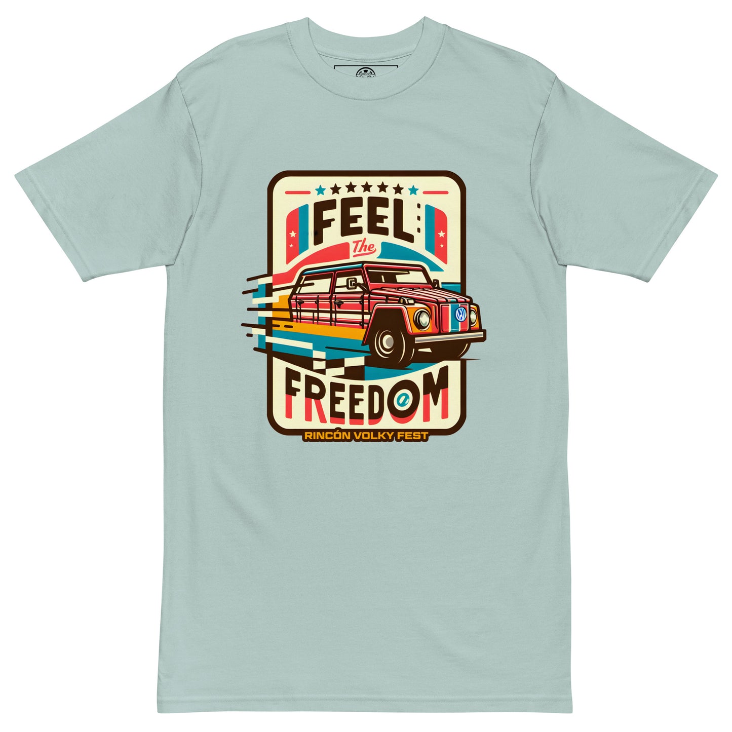 ✨FEEL THE FREEDOM🚗 / Volky Men’s premium heavyweight tee