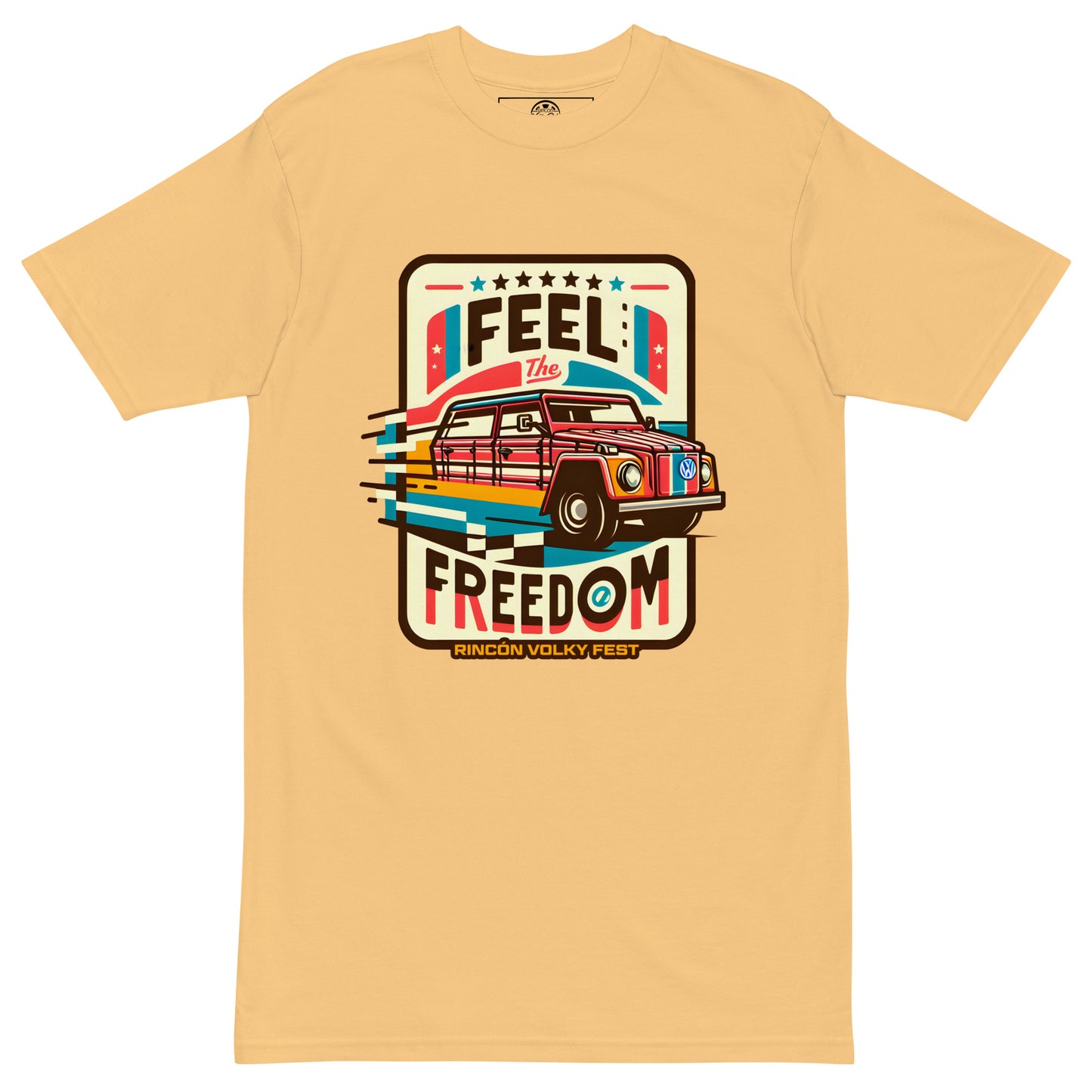 ✨FEEL THE FREEDOM🚗 / Volky Men’s premium heavyweight tee