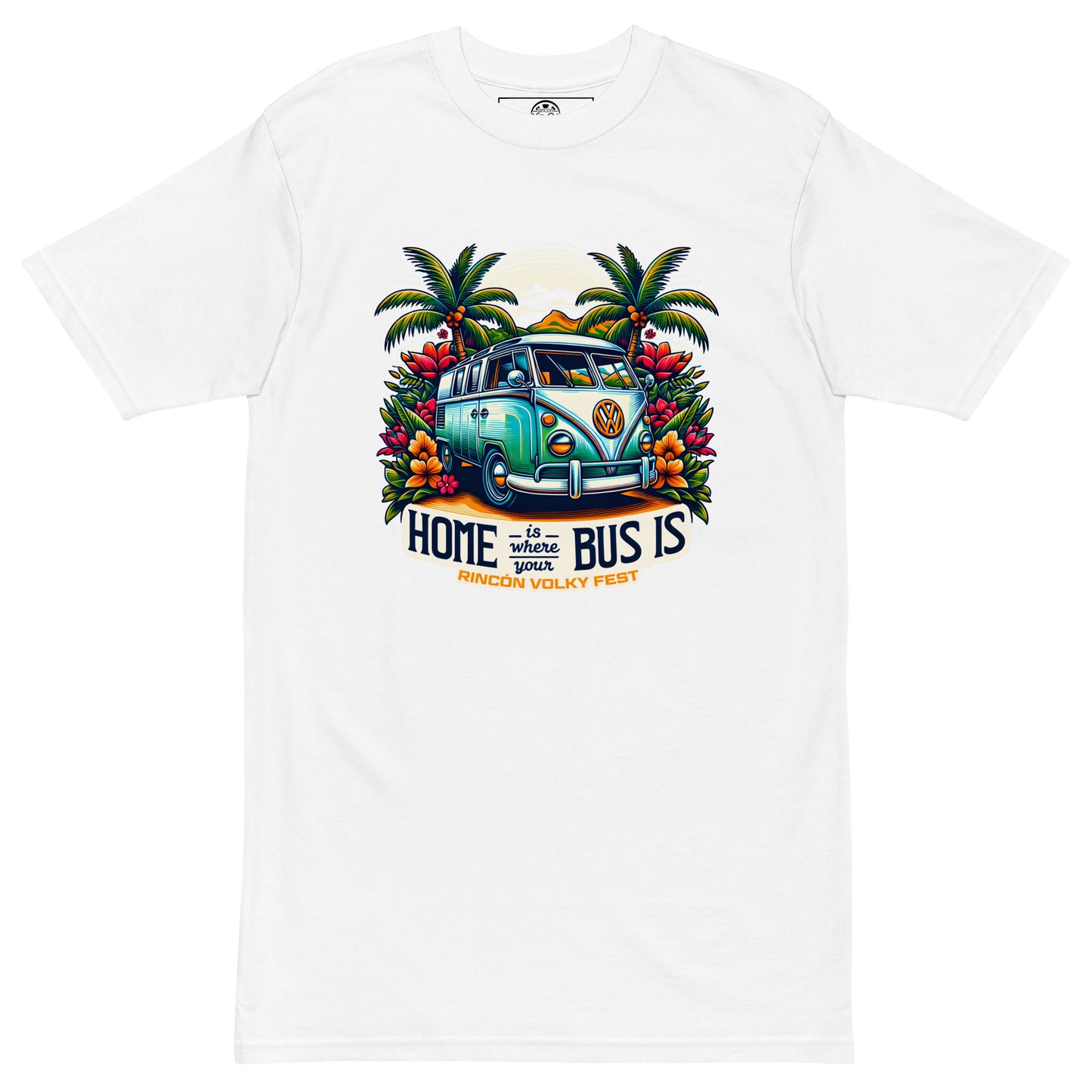 🏕🚌HOME IS WHERE YOUR BUS IS🏝 / Volky Men’s premium heavyweight tee