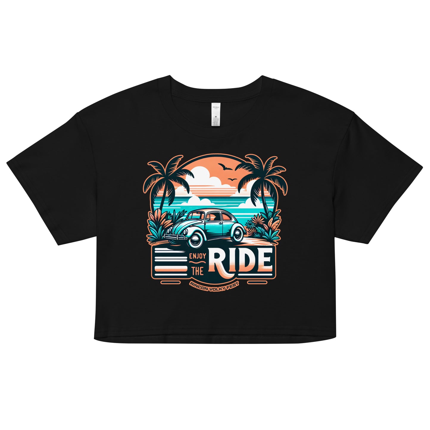 🚘ENJOY THE RIDE🌅 Crop Top para Damas