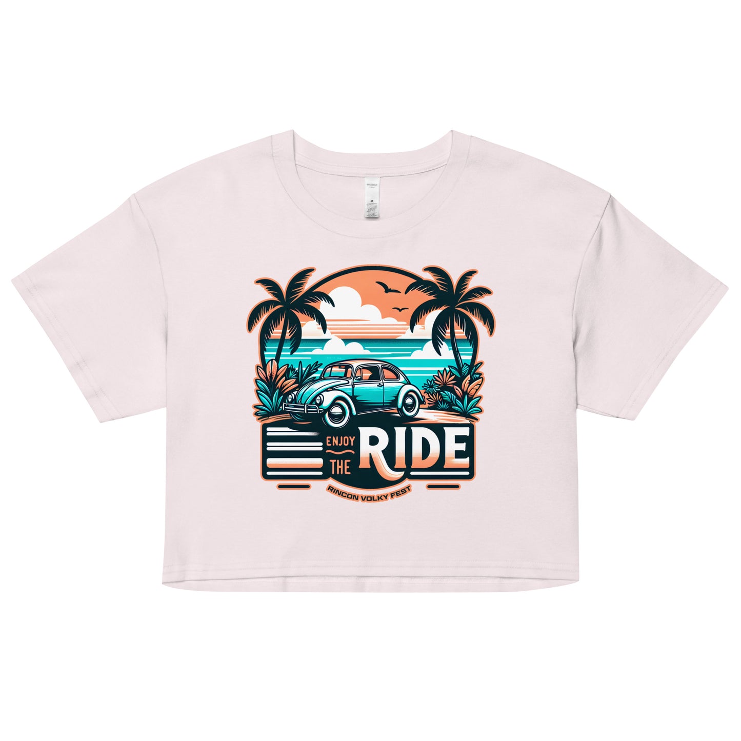 🚘ENJOY THE RIDE🌅 Crop Top para Damas