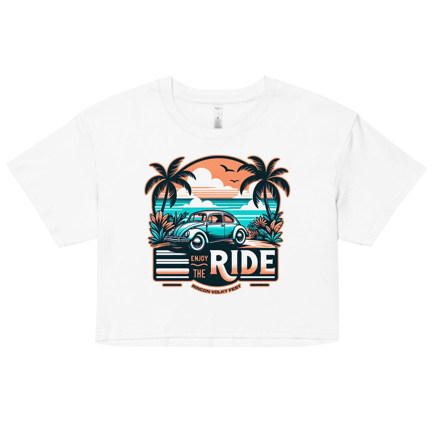 🚘ENJOY THE RIDE🌅 Crop Top para Damas